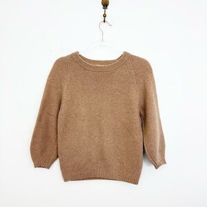 The Reset Camel Wool and Cashmere Sweater